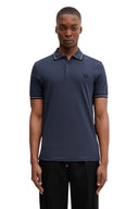 Fred Perry Ανδρική Μπλούζα Twin Tipped Polo M3600-01Β Μπλε