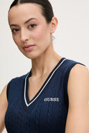 Guess Γυναικείο Φόρεμα Shari V6RK09Z4652-G7R1 Σκούρο Μπλε