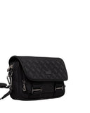 Guess Τσάντα Ώμου Messenger Boston HMBOSTP6164-DAB Μαύρο