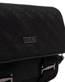 Guess Τσάντα Ώμου Messenger Boston HMBOSTP6164-DAB Μαύρο