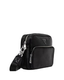 Guess Crossbody Milano Ανδρική Τσάντα HMMIPWP6222-BLA Μαύρο
