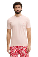Guess Ανδρικό T-Shirt Double Layer F6GI06K6XN4-G6O1 Ροζ