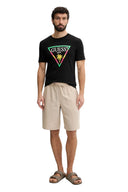 Guess Ανδρικό T-Shirt New Triangle Palm F6GI09J1314-JBLK Μαύρο