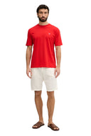 Guess Ανδρικό T-Shirt New Basic F6GI11K8HM4-G597 Κόκκινο