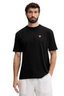 Guess Ανδρικό T-Shirt New Basic F6GI11K8HM4-JBLK Μαύρο