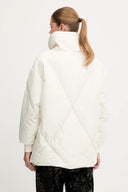 Guess Γυναικείο Μπουφάν Stefy Puffer Jacket V5BL13WHHZ2-G042 Εκρού