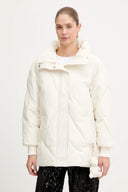 Guess Γυναικείο Μπουφάν Stefy Puffer Jacket V5BL13WHHZ2-G042 Εκρού
