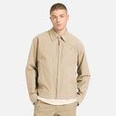 Timberland Ανδρικό Μπουφάν Stratham Durable Water Repellent Cotton Bomber TB0A4495Y94 Μπεζ