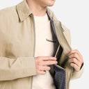 Timberland Ανδρικό Μπουφάν Stratham Durable Water Repellent Cotton Bomber TB0A4495Y94 Μπεζ