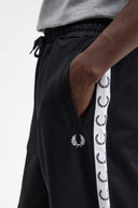 Fred Perry Ανδρικό  Παντελόνι Φόρμας Taped Track Pant T5510-102 Black