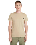 Timberland Ανδρική Μπλούζα SS Dunstan River Jersey Crew Tee Slim TB0A2BPR-DH4 Μπεζ
