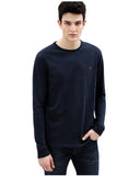 Timberland Ανδρική Μπλούζα Μακρυμάνικη LS Dunstan River Jersey Crew Tee Slim TB0A2BQ3433 Μπλε
