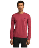 Timberland Ανδρική Μπλούζα Μακρυμάνικη LS Dunstan River Jersey Crew Tee Slim TB0A2BQ3600 Μπορντό