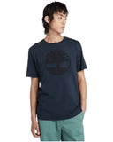Timberland Ανδρική Μπλούζα T-Shirt River Tree Logo TB0A2C2R288 Μπλε
