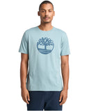 Timberland Ανδρική Μπλούζα T-Shirt River Tree Logo TB0A2C2R758 Γαλάζιο
