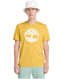 Timberland Ανδρική Μπλούζα T-Shirt River Tree Logo  TB0A2C2REG4 Κίτρινο