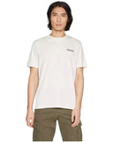 Timberland Ανδρική Μπλούζα Small Linear Logo Print Tee TB0A5QQTCM9 Εκρού
