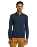 Timberland Ανδρική Μπλούζα Ls Millers River Pique Polo TB0A6VD2433 Μπλέ
