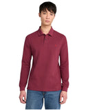 Timberland Ανδρική Μπλούζα Ls Millers River Pique Polo TB0A6VD2648 Μπορντό
