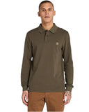 Timberland Ανδρική Μπλούζα LS Millers River Pique Polo TB0A6VD2A58 Πράσινο
