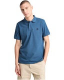 Timberland Ανδρική Μπλούζα SS Millers River Pique Polo TB0A6VDP288 Μπλε