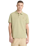 Timberland Ανδρική Μπλούζα SS Millers River Pique Polo TB0A6VDPBQ0 Πράσινο