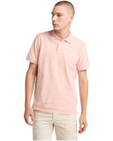 Timberland Ανδρική Μπλούζα SS Millers River Pique Polo TB0A6VDPERV Ροζ
