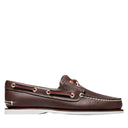 Timberland Ανδρικά Παπούτσια Δερμάτινα Ιστιοπλοικά Classic Boat 2 Eye TB174035214-Καφέ