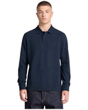 Timberland Ανδρικό Polo Μακρυμάνικο Millers River Pique TBC0YHBE433 Μπλε
