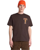 Timberland Ανδρικό T-Shirt Patchwork TBC0YHBMC35 Καφέ