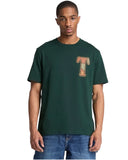 Timberland Ανδρικό T-Shirt Patchwork TBC0YHBMEA1 Πράσινο