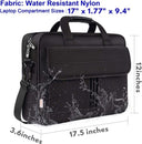 Υφασμάτινος Χαρτοφύλακας Taygeer 17'' laptop 21L 1073 μαύρο