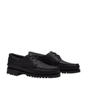 Timberland Ανδρικά Παπούτσια Δερμάτινα Authentic 3-Eye Boat Shoe TB0A2PDQANI Μαύρο