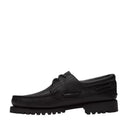 Timberland Ανδρικά Παπούτσια Δερμάτινα Authentic 3-Eye Boat Shoe TB0A2PDQANI Μαύρο