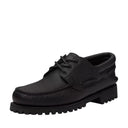 Timberland Ανδρικά Παπούτσια Δερμάτινα Authentic 3-Eye Boat Shoe TB0A2PDQANI Μαύρο
