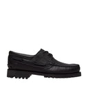 Timberland Ανδρικά Παπούτσια Δερμάτινα Authentic 3-Eye Boat Shoe TB0A2PDQANI Μαύρο