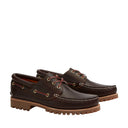 Timberland Ανδρικά Παπούτσια Δερμάτινα Authentic 3-Eye Boat Shoe TB030003214 Καφέ
