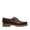 Timberland Ανδρικά Παπούτσια Δερμάτινα Authentic 3-Eye Boat Shoe TB030003214 Καφέ