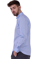 U.S. Polo Assn. Ανδρικό Πουκάμισο  6711751371-130 Σιέλ