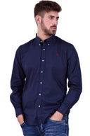 U.S. Polo Assn. Ανδρικό Πουκάμισο  6711751371-179  Μπλέ