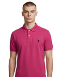 U.S. Polo Assn. Ανδρική Μπλούζα Polo Κοντομάνικη US43197036-157 Φούξια
