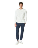 U.S. Polo Assn. Ανδρικό T-Shirt Μακρυμάνικο US44 168 002-1-101 Λευκό