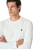 U.S. Polo Assn. Ανδρικό T-Shirt Μακρυμάνικο US44 168 002-1-101 Λευκό