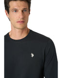 U.S. Polo Assn. Ανδρικό T-Shirt Μακρυμάνικο US44 168 002-1-199 Μαύρο