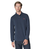 U.S. Polo Assn. Ανδρική Μπλούζα Μακρυμάνικη Polo US44 177 002-1-177 Μπλε