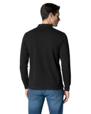 U.S. Polo Assn. Ανδρική Μπλούζα Μακρυμάνικη Polo US44 177 002-1-199 Μαύρο