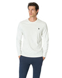 Us Polo Assn. Ανδρικό T-Shirt Μακρυμάνικο US44 168 002-1-101 Λευκό