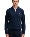 U.S. Polo Assn. Ανδρικό Φούτερ Half Zip Carly US44 187 019-01-177 Μπλε