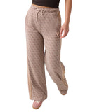 Guess Γυναικείο Παντελόνι Φόρμας Allover Jacquard V6BB31K7945-FNNH Μπεζ