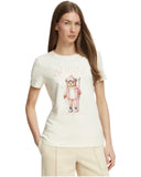 Guess Γυναικείο T-Shirt Fabrizia V6BI19K6749-G012 Εκρού
